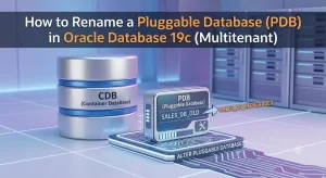 How to rename pluggable database in Oracle database 19c
