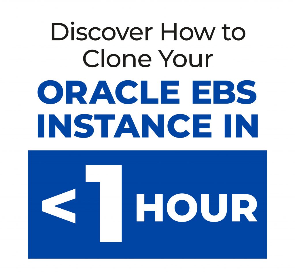 clone your Oracle EBS, ERP and other databases less than an hour