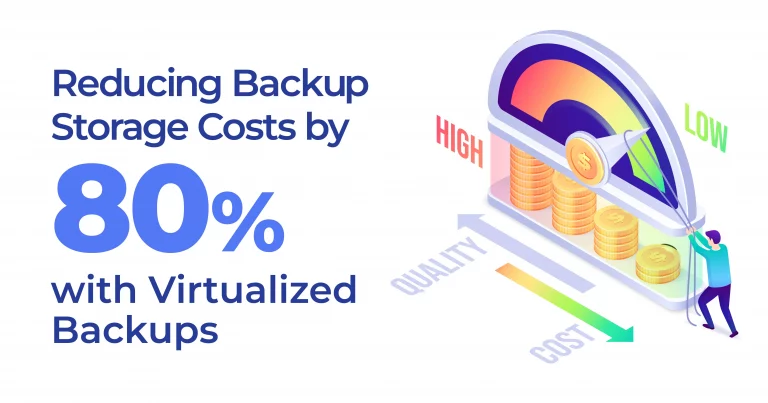 Reducing Backup Storage Costs by 80% with Virtualized Backups